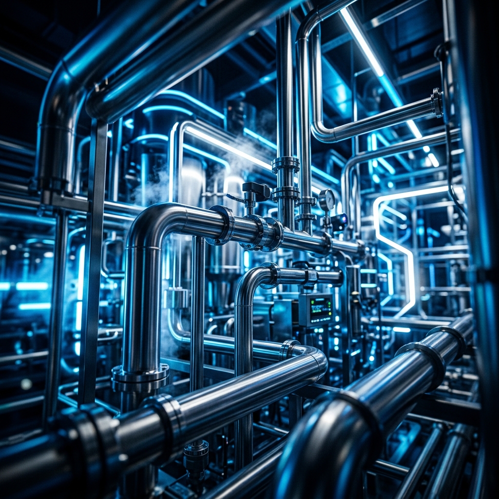 Industrial Steam Equipment Background
